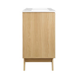 Soma Oak/White 48" Double Sink Bathroom Vanity - Ornate Home
