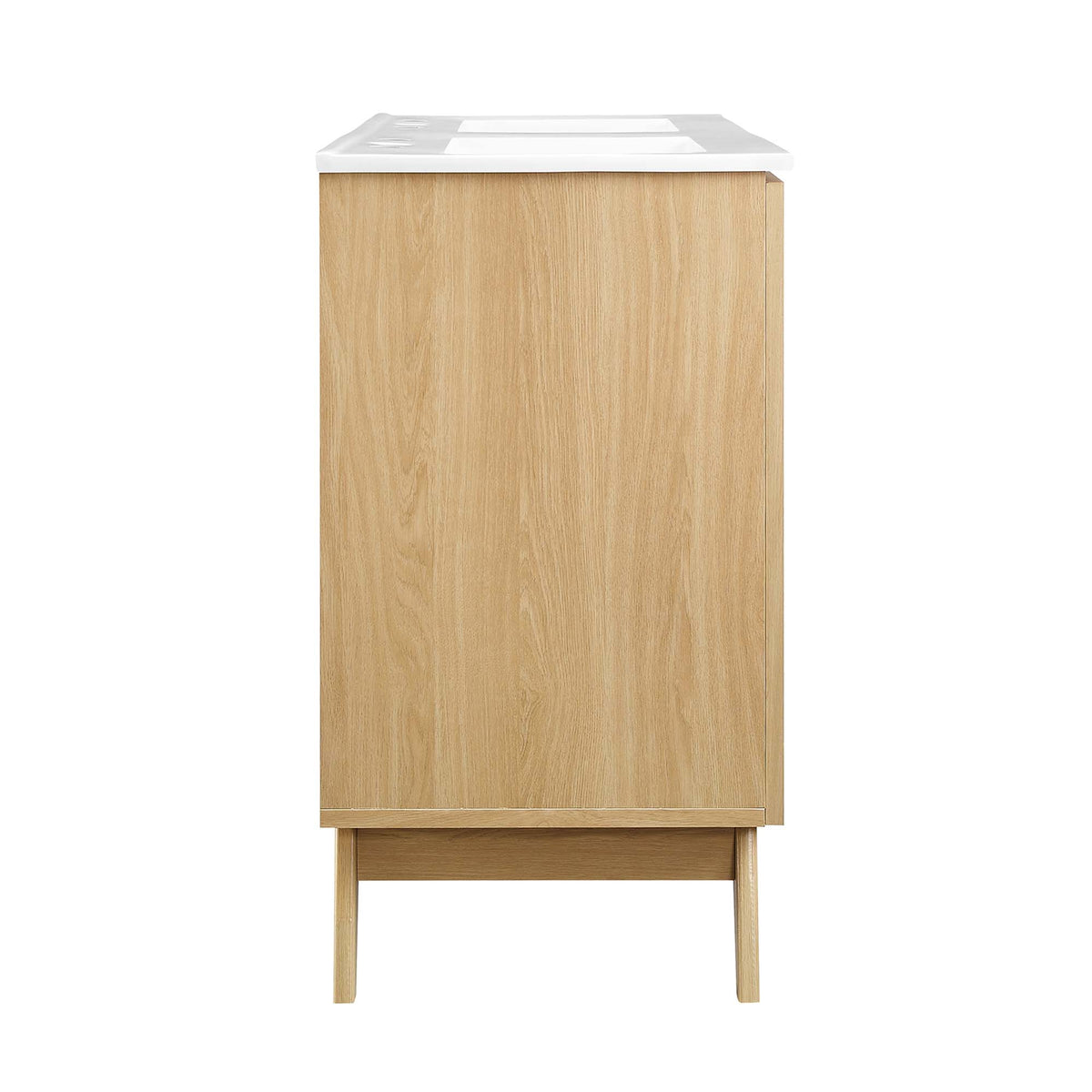 Soma Oak/White 48" Double Sink Bathroom Vanity - Ornate Home