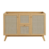Soma Oak/White 48" Double Sink Bathroom Vanity - Ornate Home