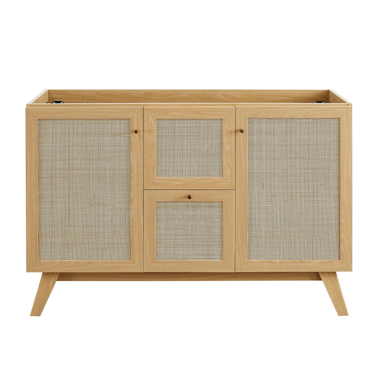 Soma Oak/White 48" Double Sink Bathroom Vanity - Ornate Home