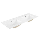 Soma Oak/White 48" Double Sink Bathroom Vanity - Ornate Home