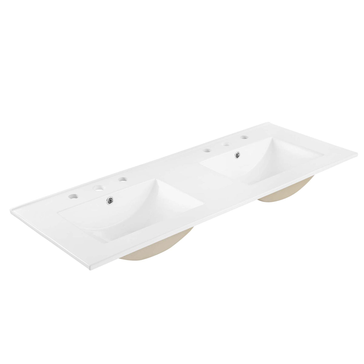 Soma Oak/White 48" Double Sink Bathroom Vanity - Ornate Home