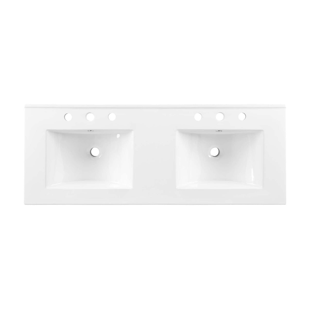 Soma Oak/White 48" Double Sink Bathroom Vanity - Ornate Home