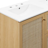 Soma Oak/White 48" Double Sink Bathroom Vanity - Ornate Home
