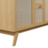 Soma Oak/White 48" Double Sink Bathroom Vanity - Ornate Home