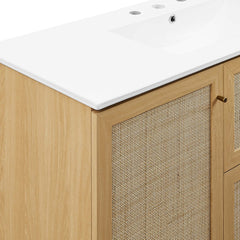 Soma Oak/White 48" Single Sink Bathroom Vanity - Ornate Home