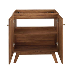 Soma Walnut 30" Bathroom Vanity Cabinet (Sink Basin Not Included) - Ornate Home