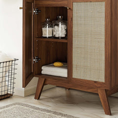 Soma Walnut 30" Bathroom Vanity Cabinet (Sink Basin Not Included) - Ornate Home