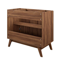 Soma Walnut 36" Bathroom Vanity Cabinet (Sink Basin Not Included) - Ornate Home
