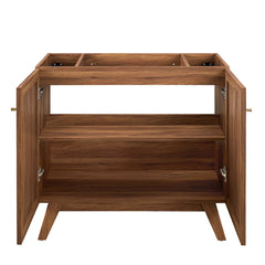 Soma Walnut 36" Bathroom Vanity Cabinet (Sink Basin Not Included) - Ornate Home