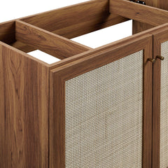 Soma Walnut 36" Bathroom Vanity Cabinet (Sink Basin Not Included) - Ornate Home