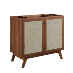 Soma Walnut 36" Bathroom Vanity Cabinet (Sink Basin Not Included) - Ornate Home
