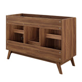Soma Walnut 48" Single or Double Sink Compatible Bathroom Vanity Cabinet (Sink Basin Not Included) - Ornate Home