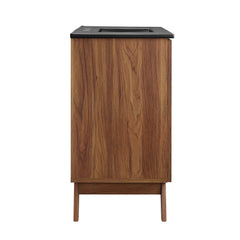 Soma Walnut/Black 36" Bathroom Vanity - Ornate Home