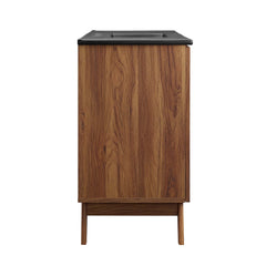 Soma Walnut/Black 48" Single Sink Bathroom Vanity - Ornate Home