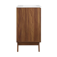 Soma Walnut/White 30" Bathroom Vanity - Ornate Home