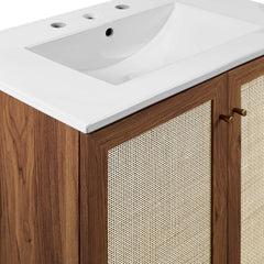 Soma Walnut/White 30" Bathroom Vanity - Ornate Home