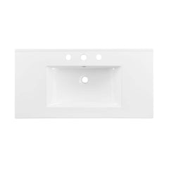 Soma Walnut/White 36" Bathroom Vanity - Ornate Home