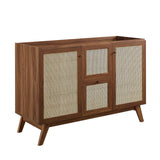 Soma Walnut/White 48" Double Sink Bathroom Vanity - Ornate Home