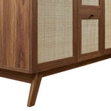 Soma Walnut/White 48" Double Sink Bathroom Vanity - Ornate Home