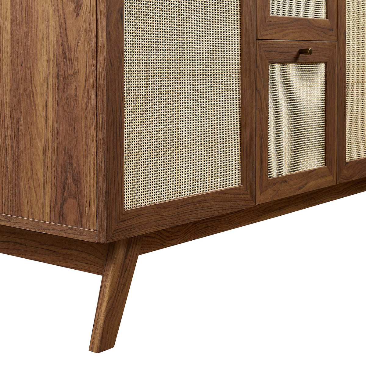 Soma Walnut/White 48" Double Sink Bathroom Vanity - Ornate Home