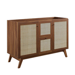 Soma Walnut/White 48" Single Sink Bathroom Vanity - Ornate Home