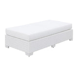 Somani White Outdoor Bench - Ornate Home