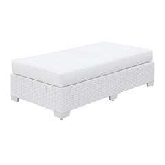 Somani White Outdoor Bench - Ornate Home
