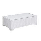 Somani White Outdoor Coffee Table - Ornate Home