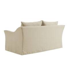 Somerset 70" Linen Blend Slipcovered Loveseat - Ornate Home