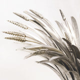 Somerset Clear/Silver Leaf Round 48" Dining Table - Ornate Home