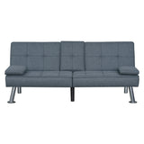 Somerset Grey Futon - Ornate Home