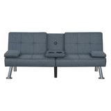 Somerset Grey Futon - Ornate Home