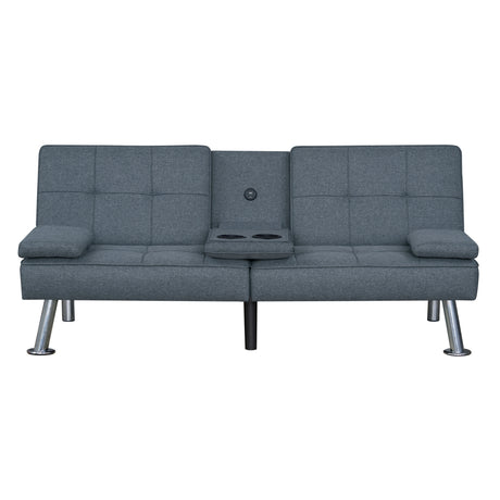 Somerset Grey Futon - Ornate Home