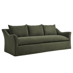 Somerset Sage 92" Linen Blend Slipcovered Sofa - Ornate Home