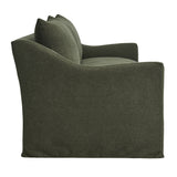 Somerset Sage 92" Linen Blend Slipcovered Sofa - Ornate Home