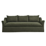 Somerset Sage 92" Linen Blend Slipcovered Sofa - Ornate Home