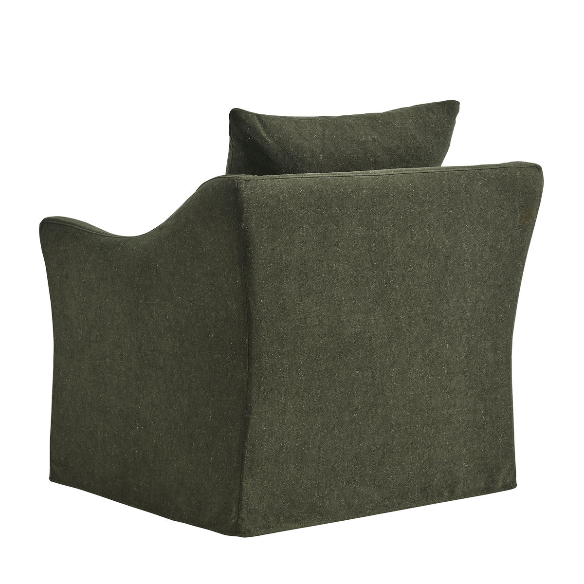 Somerset Sage Linen Blend Slipcovered Armchair - Ornate Home