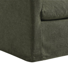 Somerset Sage Linen Blend Slipcovered Armchair - Ornate Home