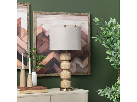 Somerset Tan/Gold Table Lamp (Set of 2) - Ornate Home