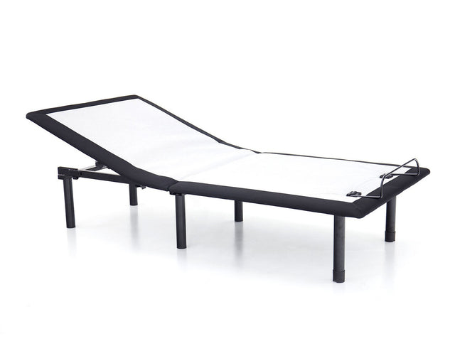Somnerside I Black/White  Full Adjustable Bed Frame Base - Ornate Home