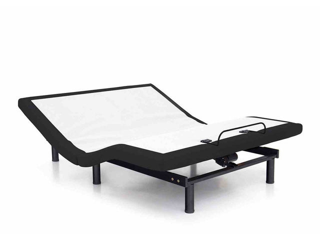 Somnerside II Black/White Cal King Adjustable Bed Frame Base - Ornate Home