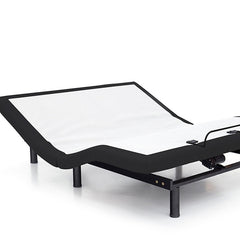 Somnerside II Black/White Half Cal.King Adjustable Bed Base - Ornate Home