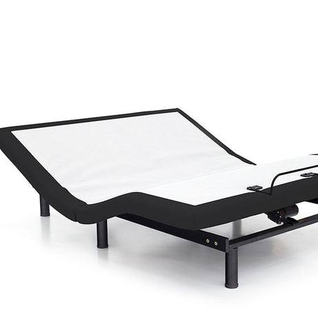 Somnerside II Black/White Half Cal.King Adjustable Bed Base - Ornate Home