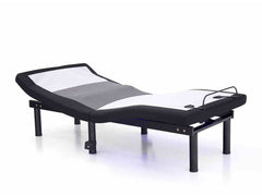 Somnerside III Black/White Twin Cal.King Adjustable Bed Frame Base - Ornate Home