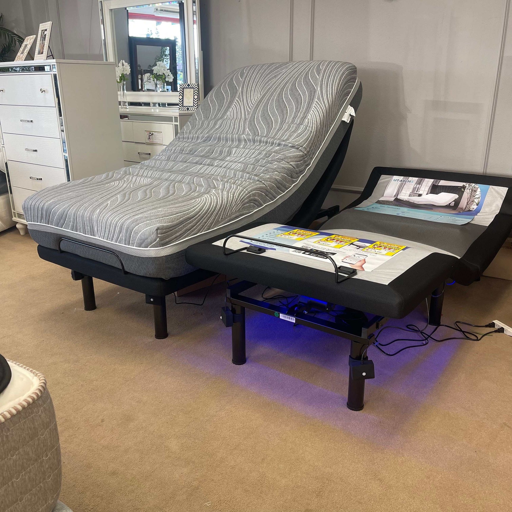 Somnerside MT-ADJ303 Adjustable Bed Base 300 Series / Queen - Ornate Home