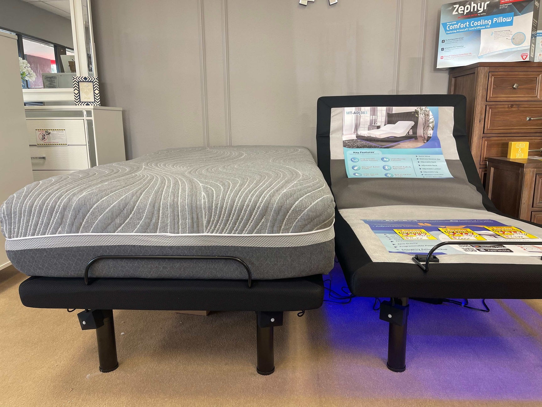 Somnerside MT-ADJ303 Adjustable Bed Base 300 Series / Queen - Ornate Home