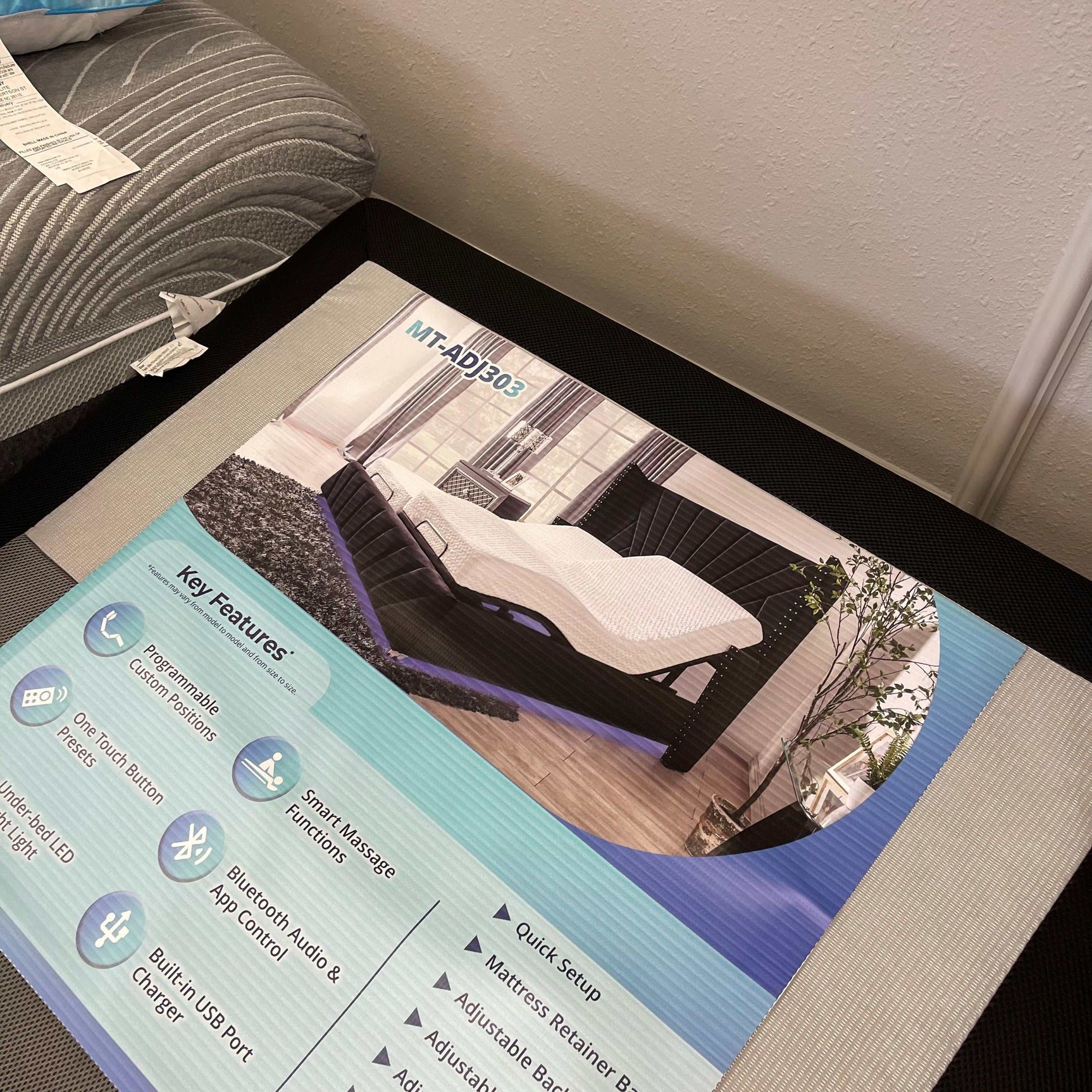 Somnerside MT-ADJ303 Adjustable Bed Base 300 Series / Queen - Ornate Home