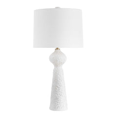 Sonata Textured White Table Lamp - Ornate Home