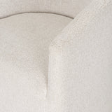 Sondra Cream Barrel Back Dining Arm Chair - Ornate Home